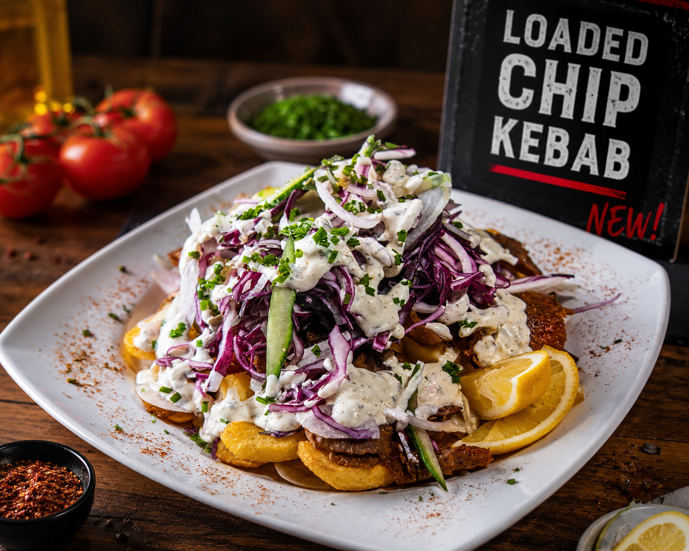 The Nelson Loaded Chip Kebab